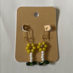 Hand-made earrings,